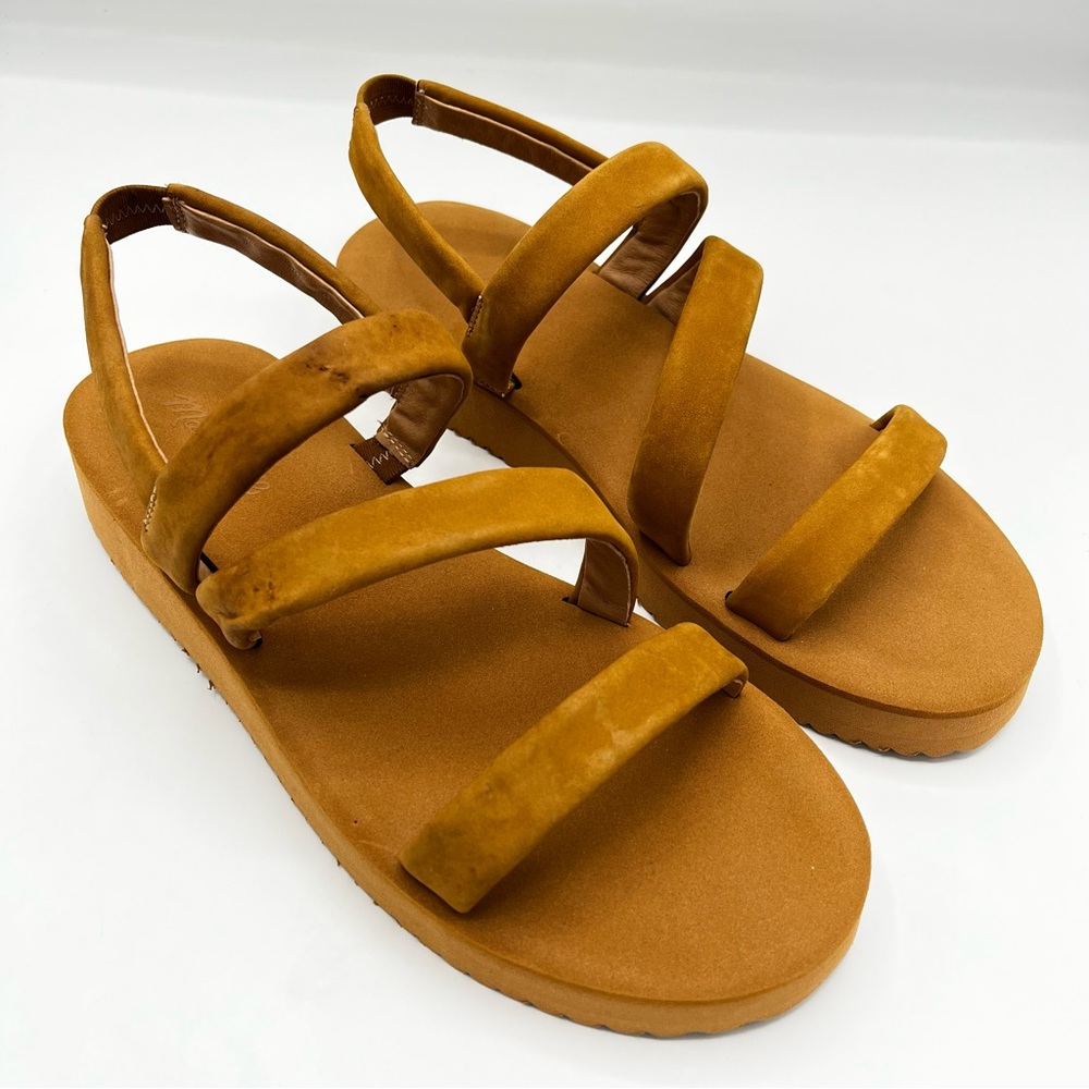 Madewell Sandals Strappy Sz 11 Tan